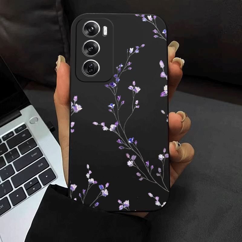 Etui za telefon - Vijolična roža je primerna za nove minimalistične ovitke za telefone Xiaomi modele 10T, 10Lite, , s tanko in nežno