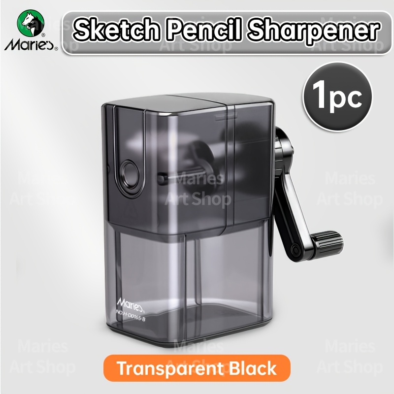 TEMU 1pc Marie's Manual Pencil Sharpener, 5 Adjustable Points, Professional Art Sketching & Drawing Tools For Sketching, Graphite & Colored Pencils,