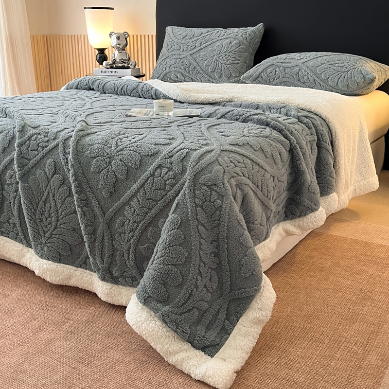 Image of Bed Blanket, Fluffy Round Flower Blanket - Cozy Throw For Couch, Bed, Living Room - Queen/king/twin Size - Soft, Lightweight & Machine Washable - Home