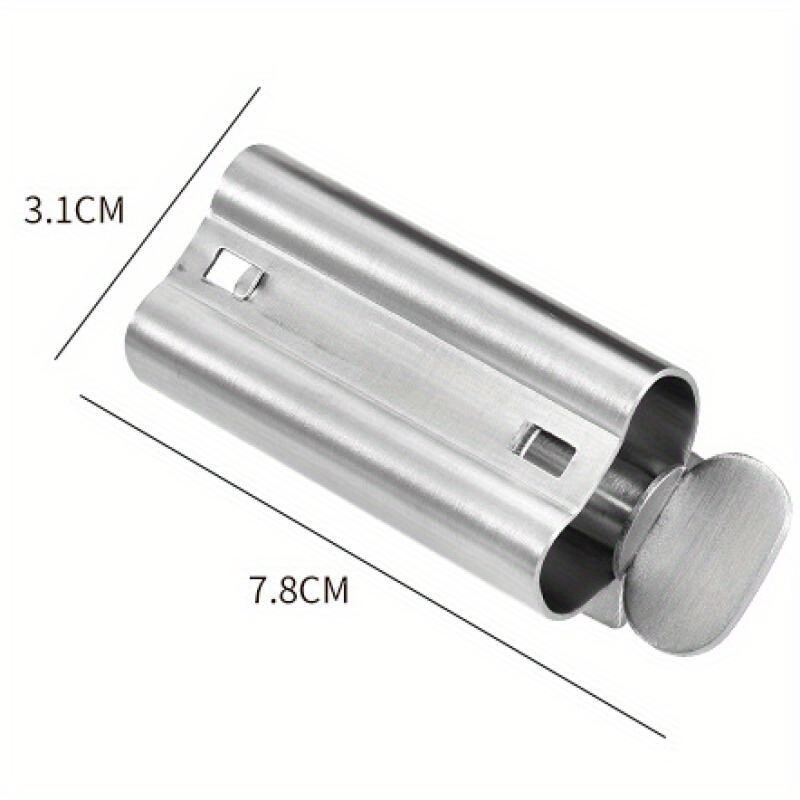 TEMU Stainless Steel Toothpaste Squeezer - An Easy-to-use That Effortlessly Squeezes Toothpaste, Facial Cleansers, And Hand Creams - For A Home Spa