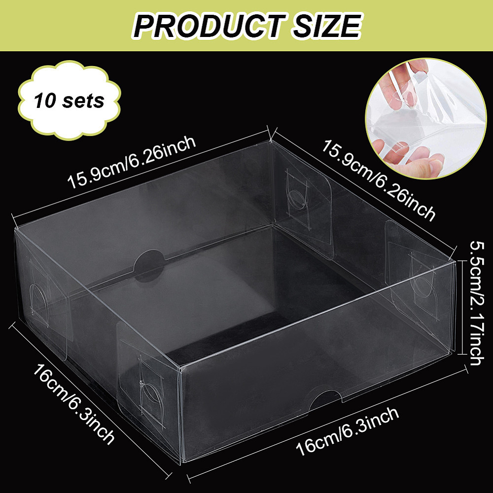 Porta Viti MIYUANGKJ 6 Scatole Di Assortimento In Plastica Trasparente