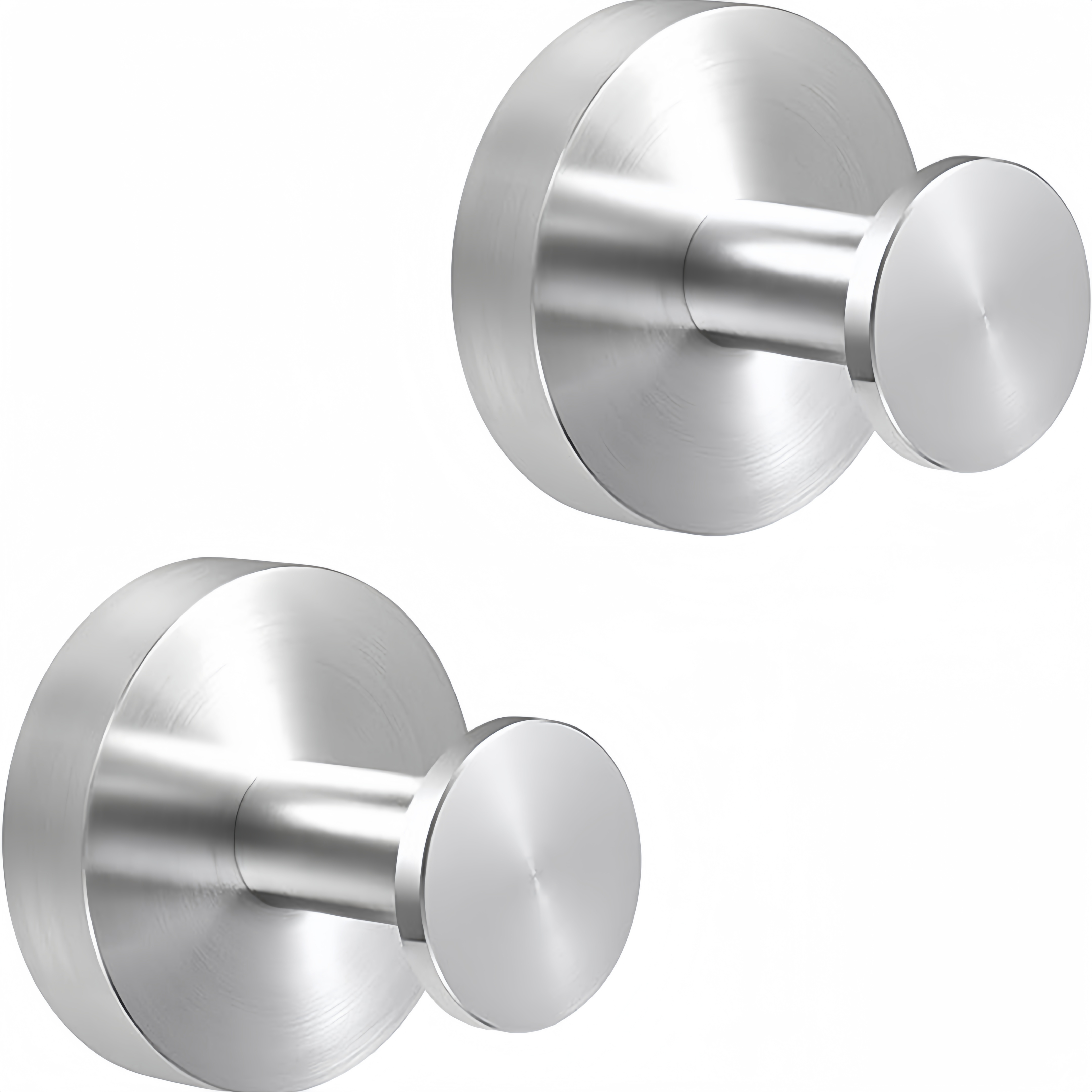 TEMU 2pcs Suction Cup Hooks, No-drill Removable Hooks For Shower, Bathroom, Towels, Robes, And Glass Doors – Suitable For Tiles & Mirrors, Utility