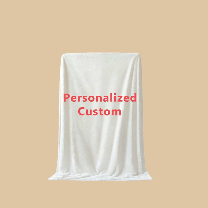 Personalized Photo Bed Cover/Nap Blanket, Custom Gift