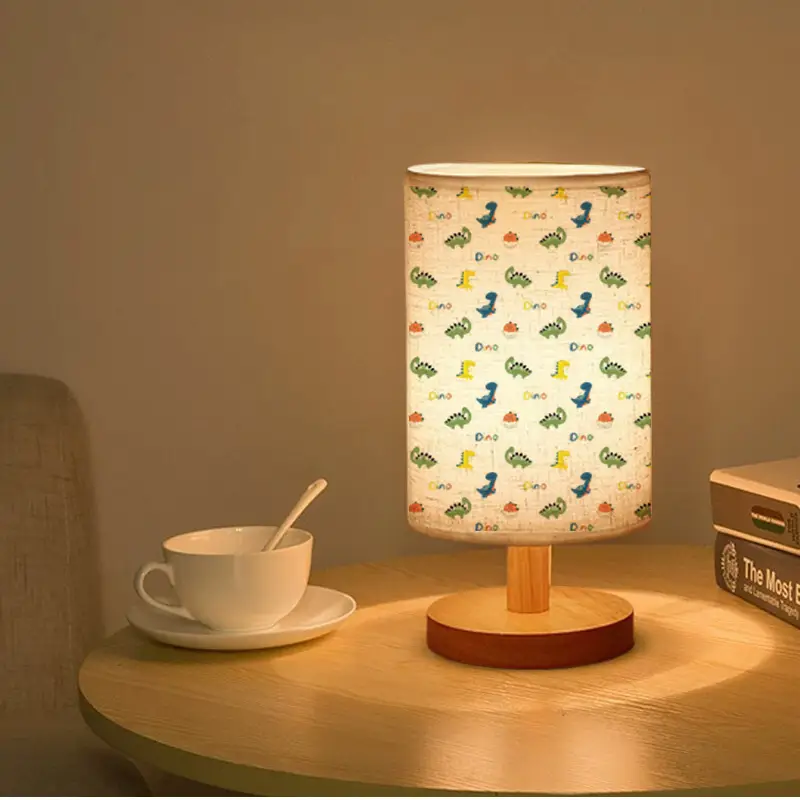 1pc dinosaur pattern table lamp usb powered soft light for dorms living rooms bedrooms cute cartoon dinosaur design with home decor and cozy atmosphere dinosaur room decor Product details 3