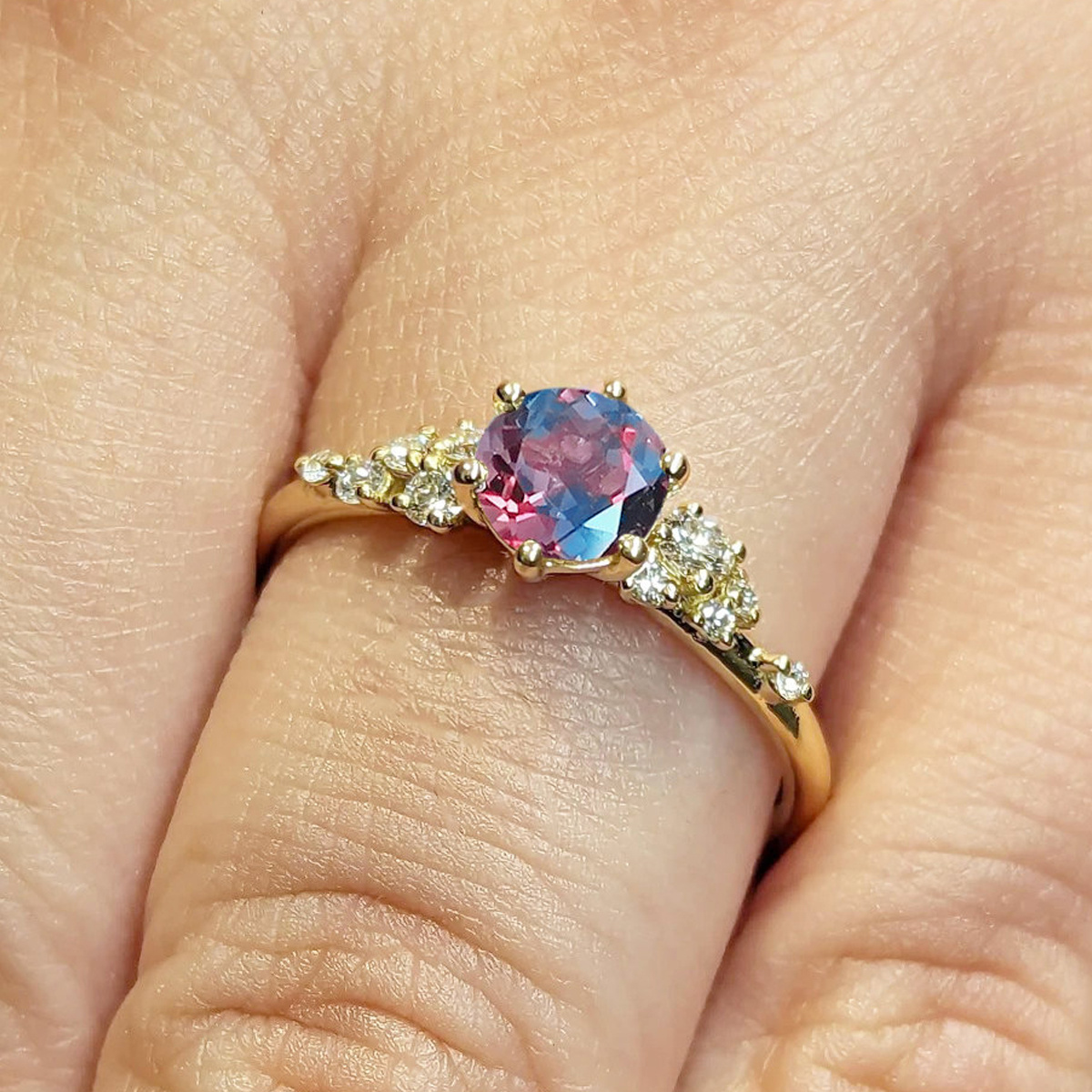 Women's Elegant Cubic Zirconia Ring, Valentine's Day Gift