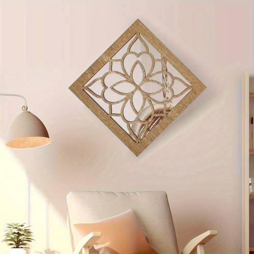 rustic wooden wall art decor antique hanging sculpture suitable for living room bedroom bathroom thanksgiving christmas valentines day mothers fathers day farmhouse interior decoration fireplace mantel and chimney ornament