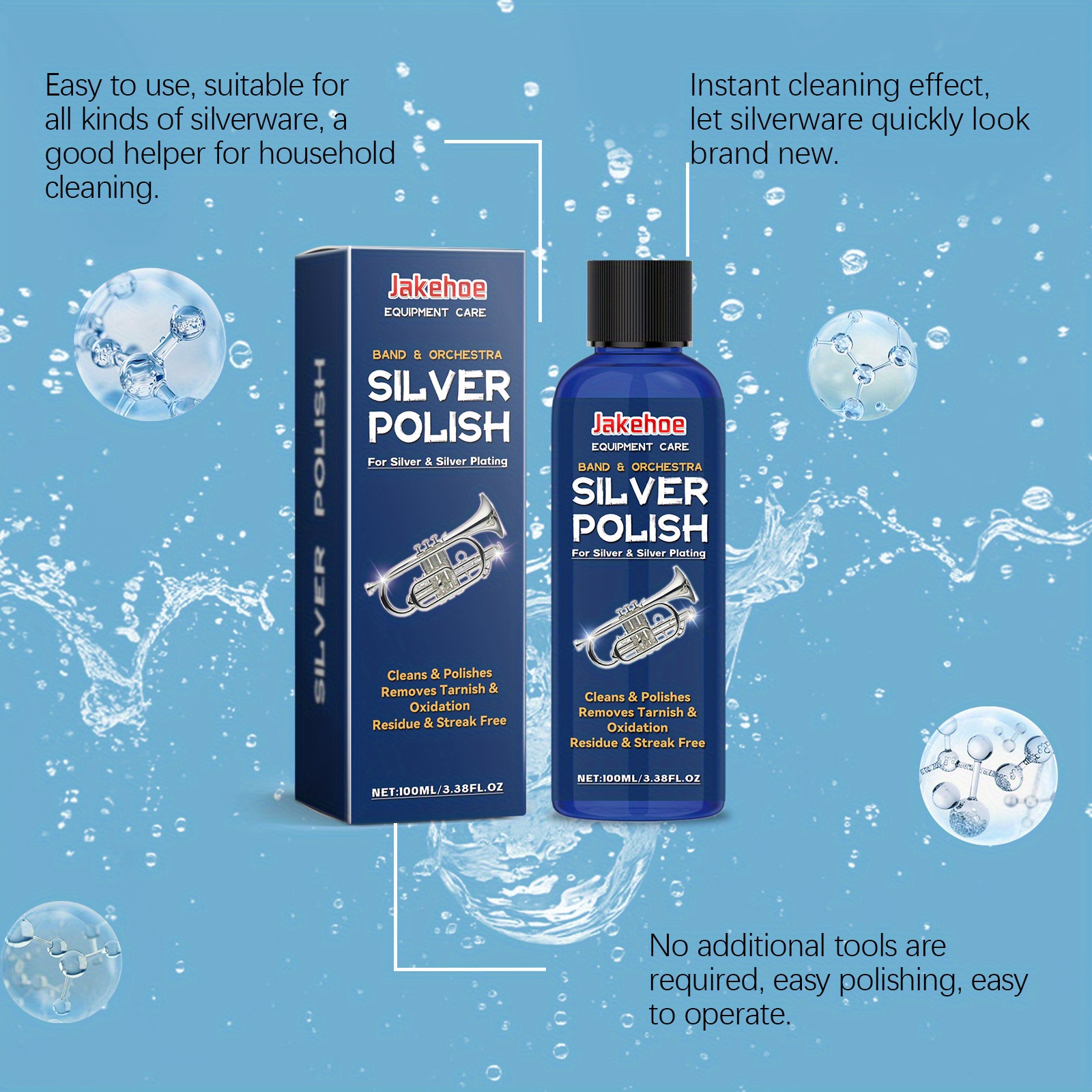 Silver Plated Simple Green Jewelry Cleaning Tarn-X 12-oz Liquid