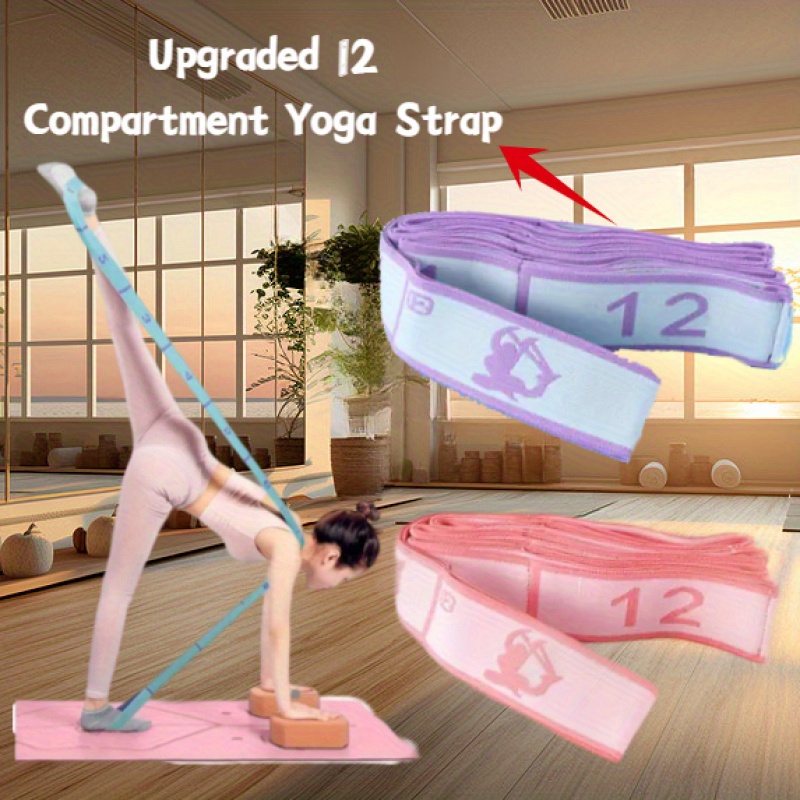 universal for     version with 12 sections of elastic bands yoga   bands suitable for body stretching leg training and shaping   elastic durable