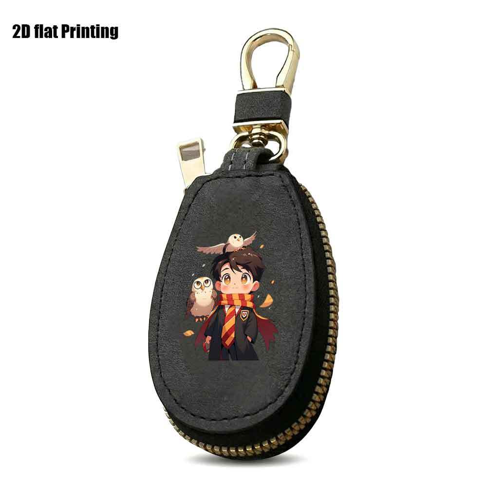 TEMU Trousse à clés portable Bros, cadeau pour des mères, cadeau pour des pères, sac à clés imprimé avec motif de Harry Potter, convient aux sorties