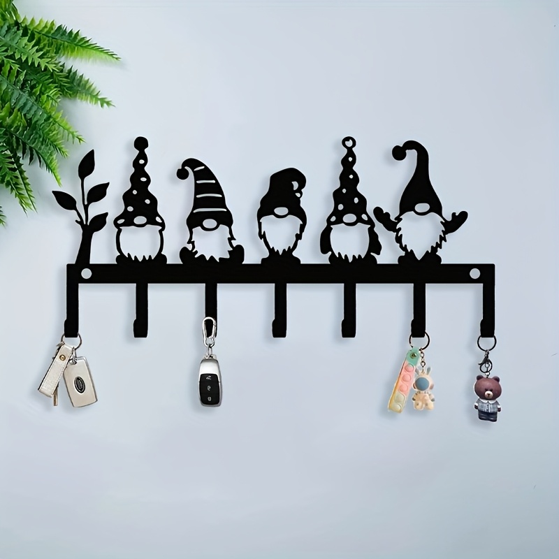 Image of 1 Pattern Wall-mounted Storage Hook For Hanging Clothes And Keychains, Suitable For Bedroom/living Room/office And Holiday Gifts, , Space- Design, Ideal For Gifting