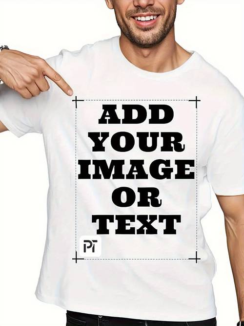 customizable mens short sleeve round neck t shirt summer casual sportswear design your text breathable 3d printing knitted fabric regular fit outdoor perfect gift
