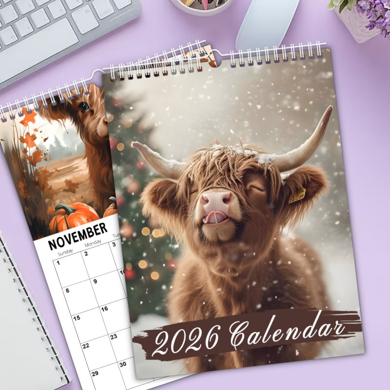 Schotse Terrier Slimline Kalender 2026: Vrolijke Foto's