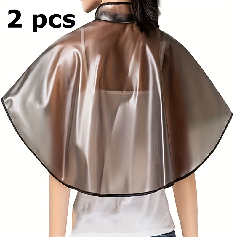 TEMU 2pcs Professional Hairdressing Cape - Quick-dry Salon & Home Hair Cutting Barrier, Easy-clean Hair Wrap For Shampoo, Coloring, Styling - Ideal