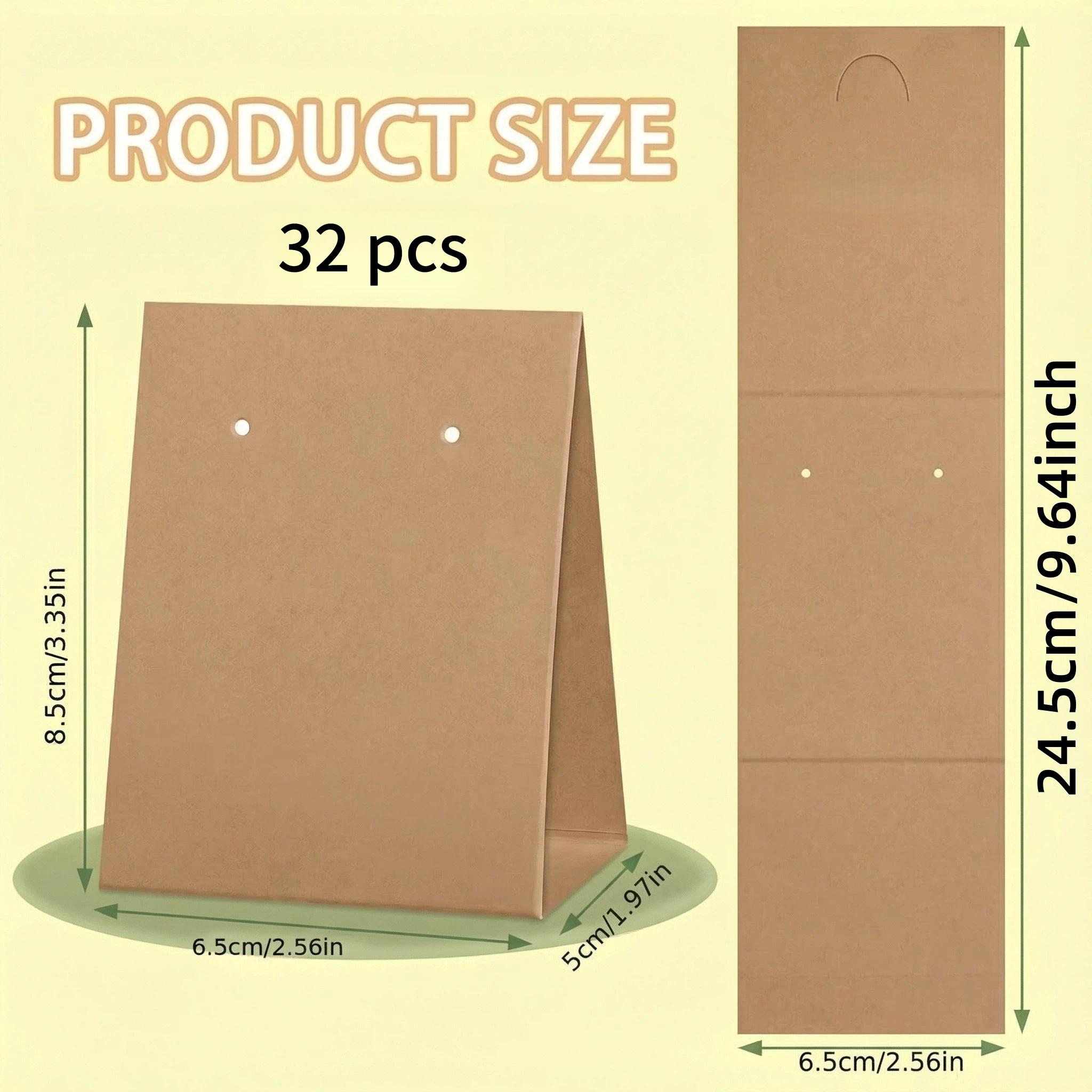 TEMU 32 pezzi di carte espositive per orecchini per aggiunte di gioielli dipinti, supporti per gioielli, creazione di gioielli, forniture per