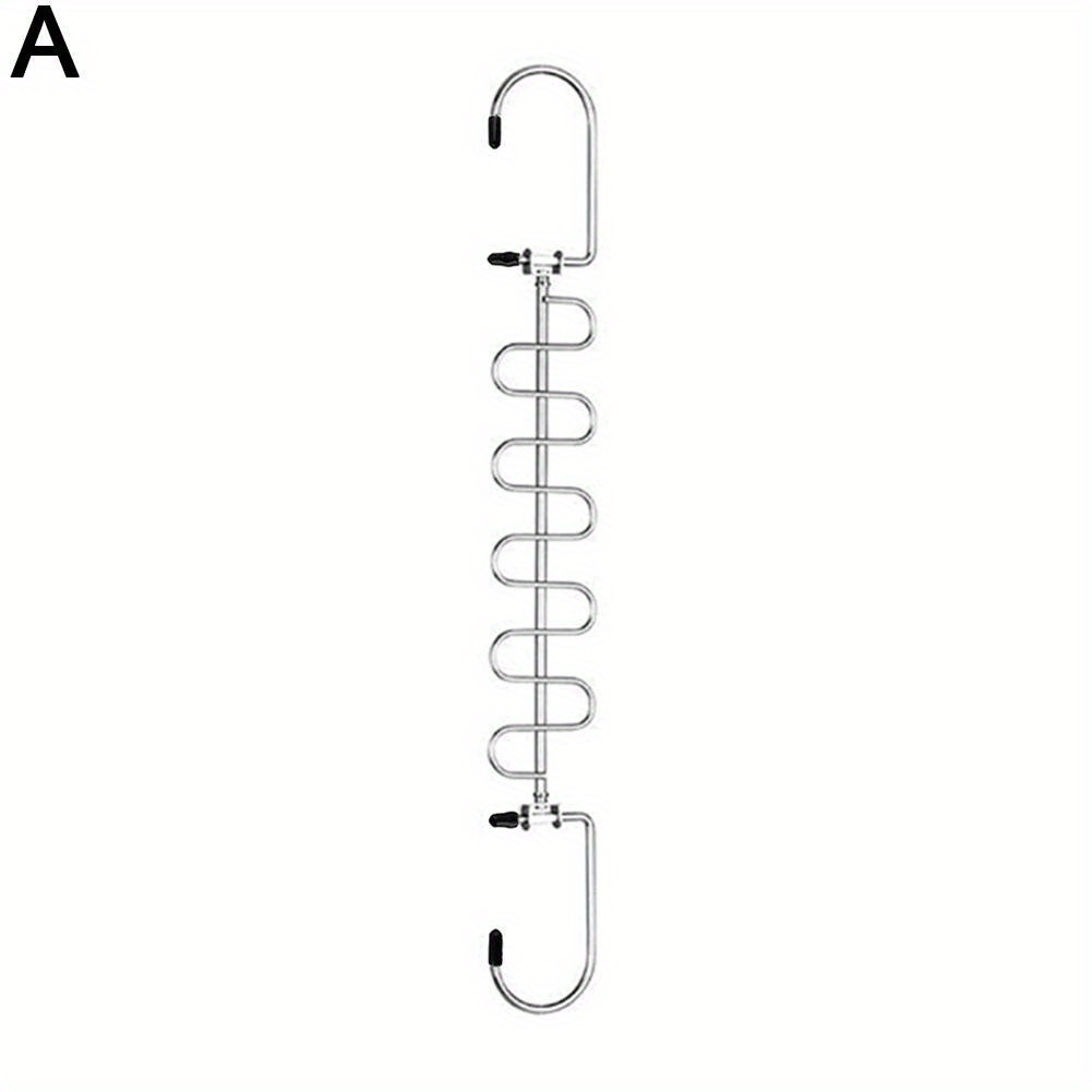 Multi-functional Clothes Hanger 360 Degree Swivel Hook Can 12 Clothes Hangers Pants Tie Storage