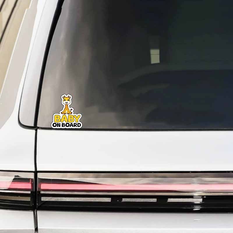 Cartoon Youngsters On Board Vinyl Decal Sticker