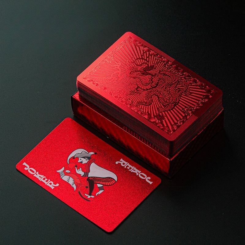 54 Standard Playing Cards | Made Of Paper Material, Surface Is Coated With A High-quality Matte, Making It Sturdy And Durable | Suitable Games, Magic Shows, And Prank | Essential Props Halloween