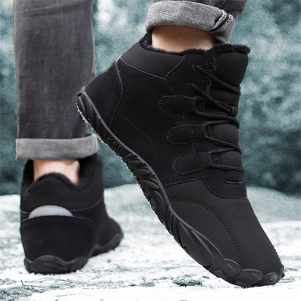 Men's & Women's Five Toe Winter Snow Boots with Plush Lining