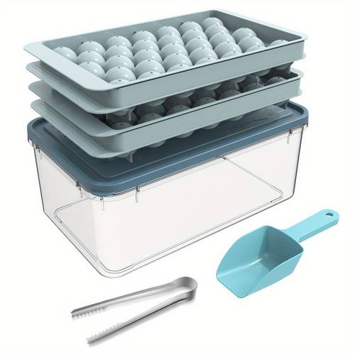 1 set spherical mold set ice tray ice tongs and ice scoop suitable for cocktails beverages and cooking ideal for bars drink shops kitchens and parties
