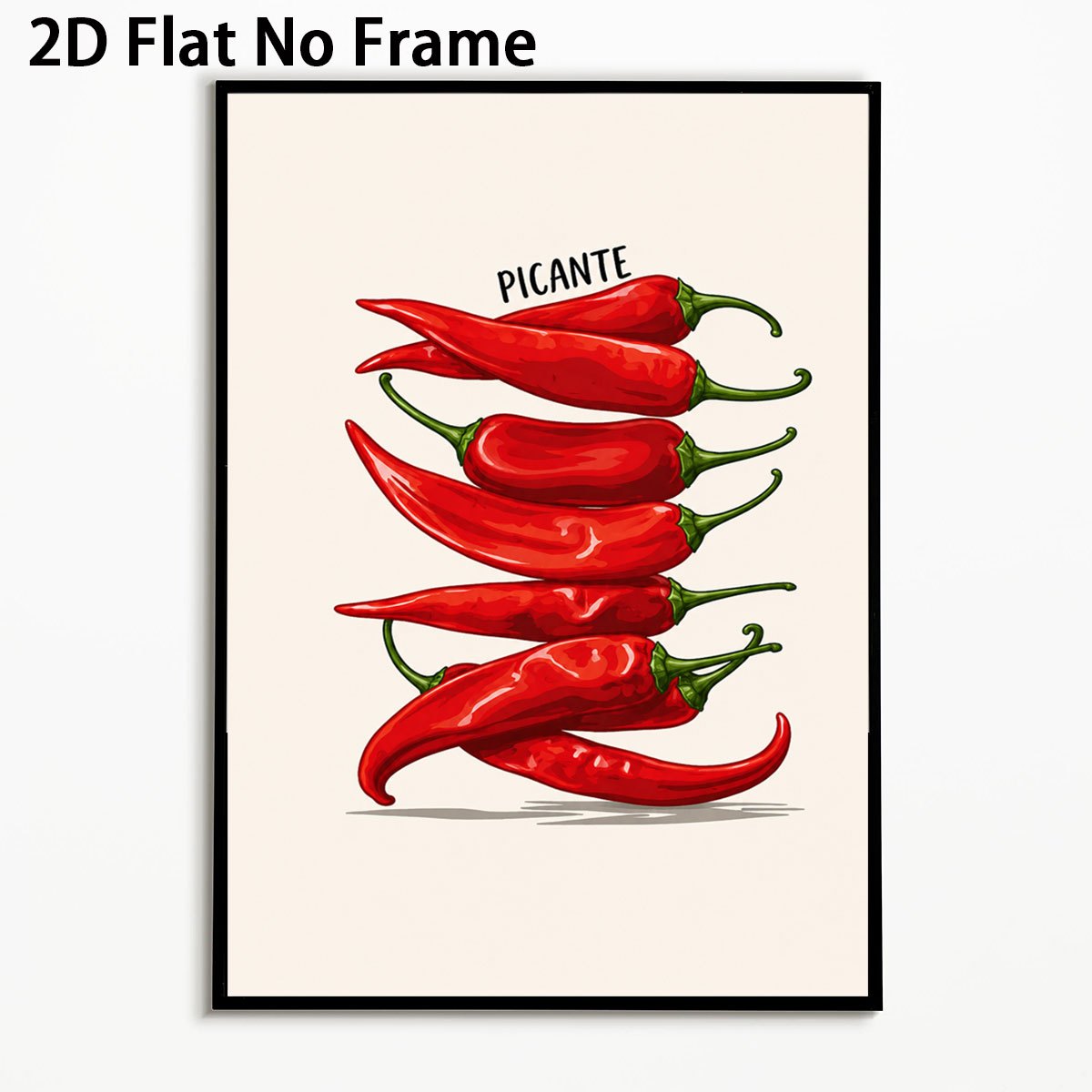 TEMU Plat 2D, 1 pièce Rouge - Vertical, Convient pour Chambre, Décoration - Toile Cadre avec , Décoration Rétro, , Convient pour Bureau à Domicile,