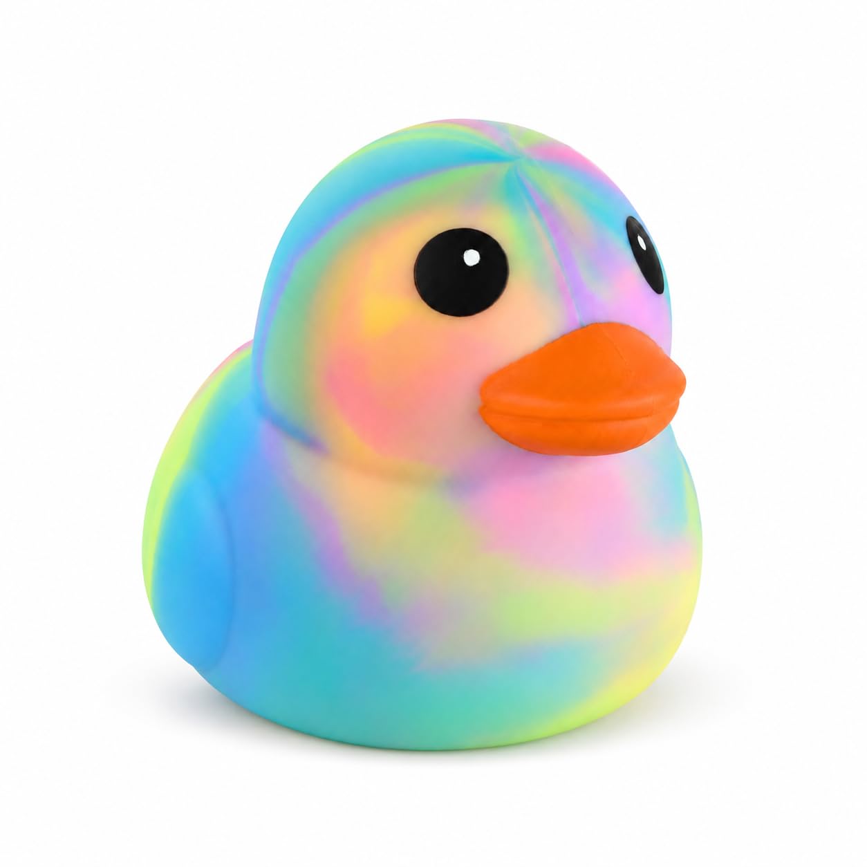 TEMU Duck Squeeze Toy, Cute Jumbo Relax Fidget Toy (rainbow) | Rubber Sensory Toys For Anxiety, Giant Stress Balls For Adults, Party Favors Class