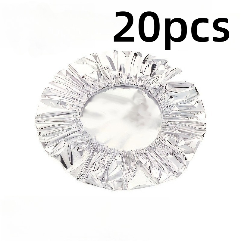 TEMU 20 piezas de cubiertas aislantes de papel de aluminio de grado alimenticio - Cubiertas aislantes de mesa, tapas de papel de aluminio, cubiertas