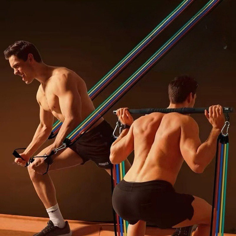 11pcs Multi-Functional Sports Resistance Bands Set