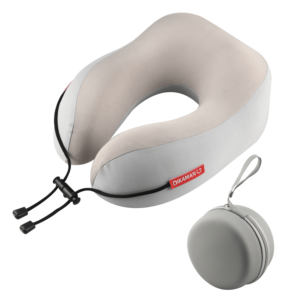 Image of Ergonomic U-shaped Neck With Storage Bag - Travel & Office, Removable And Machine-washable Cover, Lightweight Portable Cervical For Airplane, Car, Bed