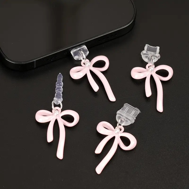 

1pc Bowknot Phone , Suitable For Iphone/-c//earpiece Connectors