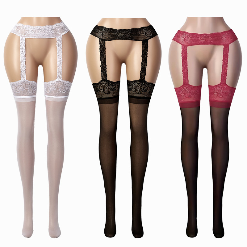 stockings and garter sold on Temu United States