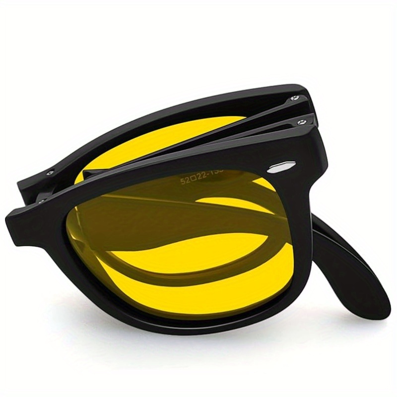 

Portable Folding Glasses, Men Driving Eyewear Portable Glasses