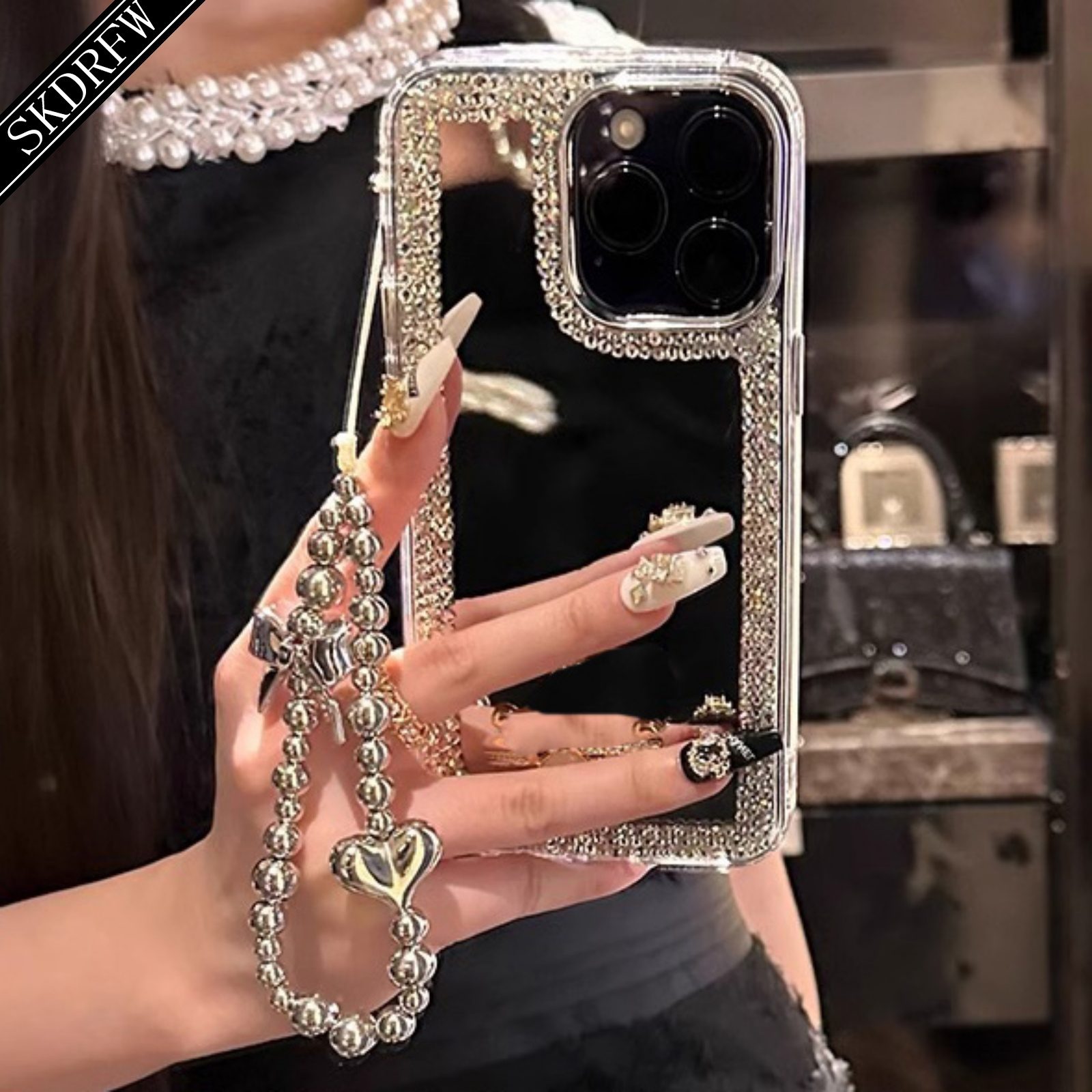 Custodia Con Cinturino Per IPhone 17 16 15 14 13 12 11 Pro - Foto 2