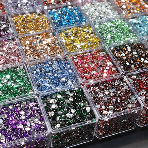 rhinestones de resina de 3 mm, 24699 piezas en 25 colores especiales, ideales para joyería de halloween y navidad, para la en uñas, ropa y accesorios de joyería. un regalo para .
