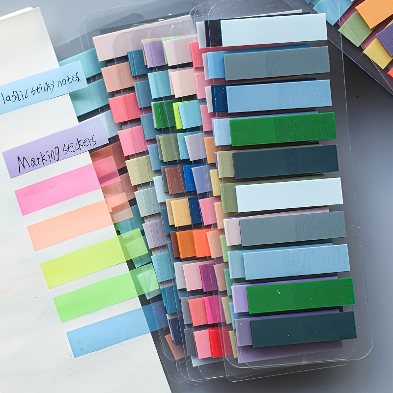 TEMU 180 etichette colorate casuali, selezione multicolore, con etichette di , etichette autoadesive per organizzazione e registrazione, segnalibri
