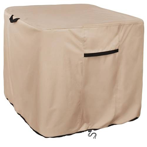 1 air conditioner cover for outside ac units with drawstring and handle