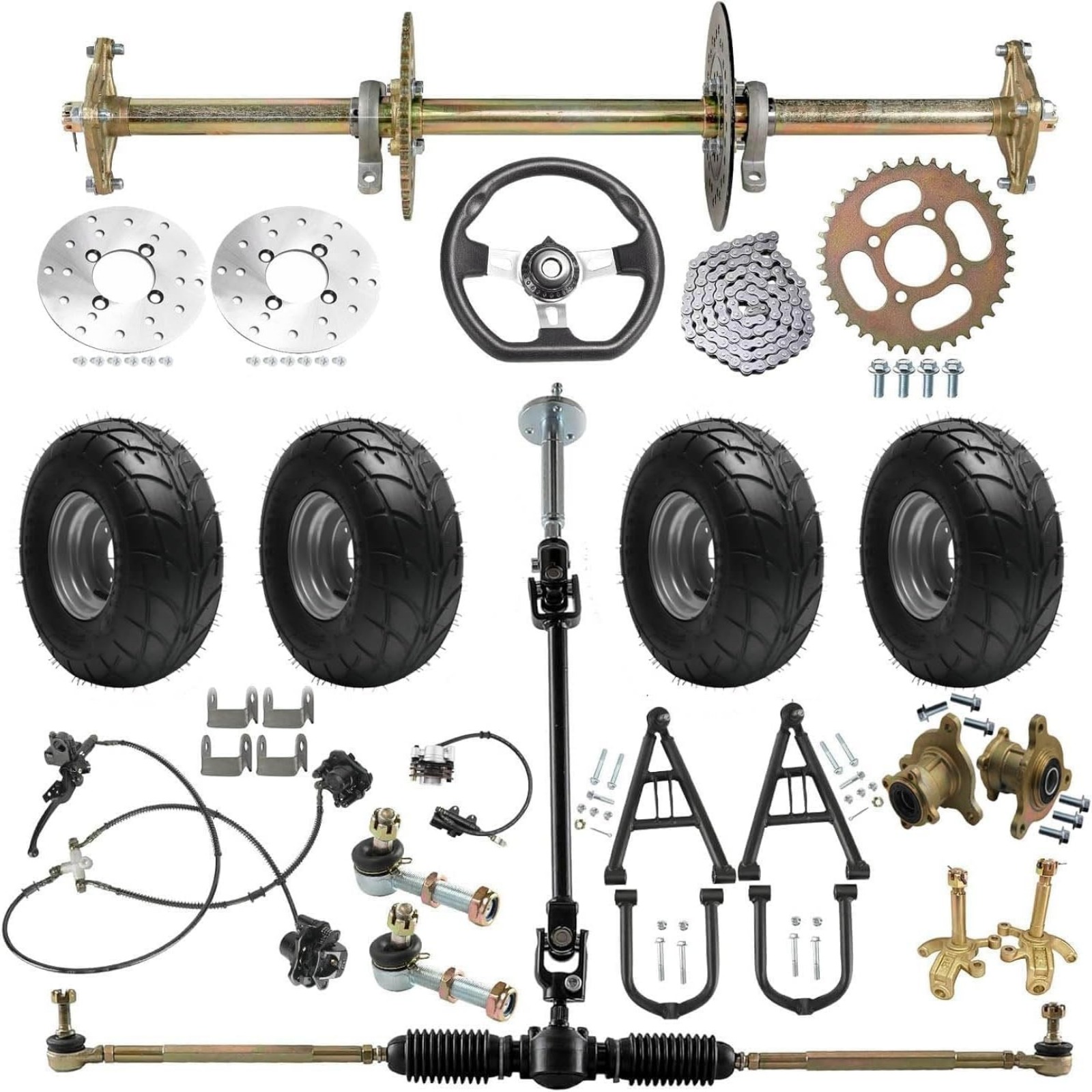 go kart kit set sold on Temu United States