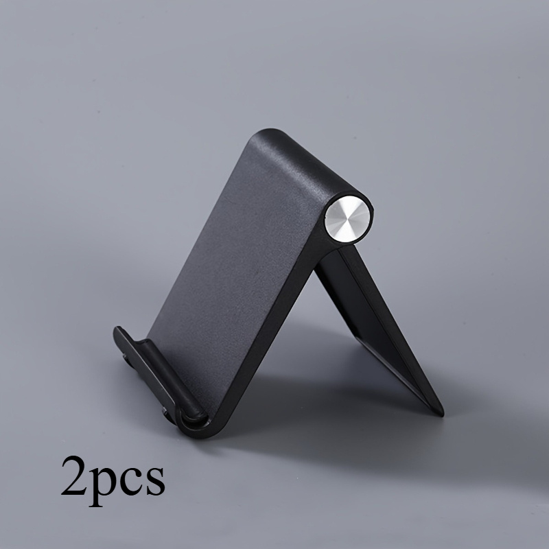 E-shop 2 Stücke Tragbarer Klappbarer Handyhalter, ABS-Material Desktop-Ständer für Smartphones und Tablets – Kreativ & Einfach zu Bedienen