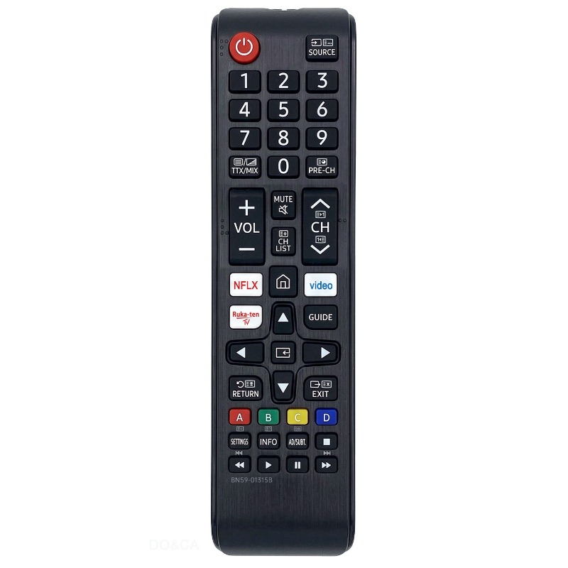 Image of Universal Replacement Remote For Sam Tv, Bn59-01315b Ir Remote With Netfli, Prime, Hotkeys, Black Universal Smart Tv Remote
