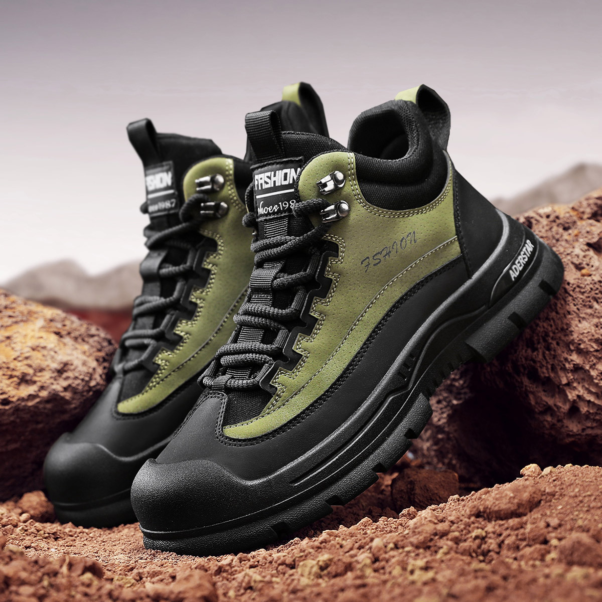 sapatos de caminhada de inverno para homens antiderrapantes