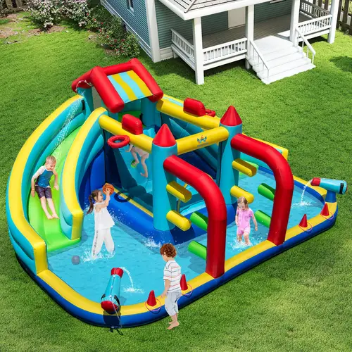 Temu Inflatable inflatable water slide sold on Temu Canada
