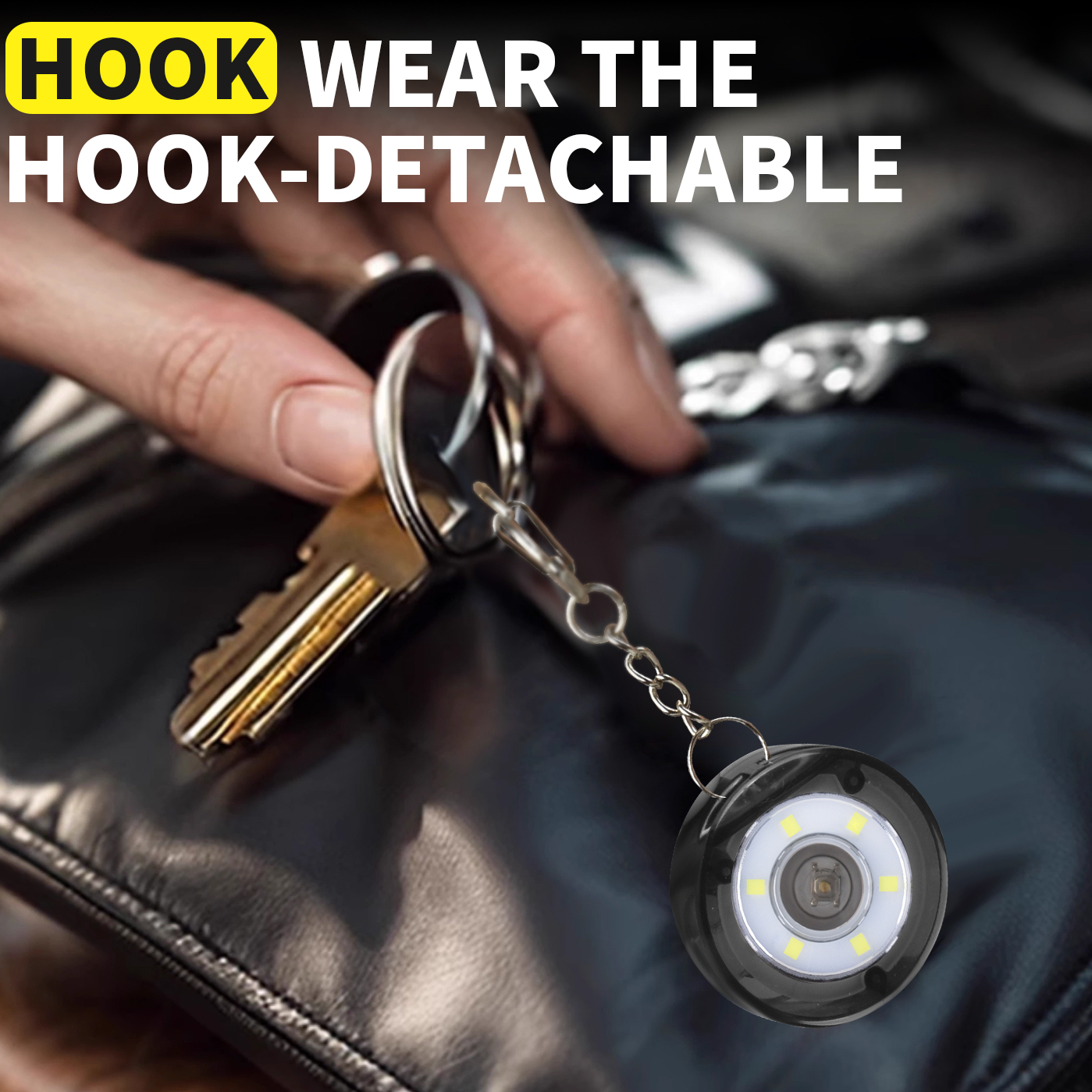 Smart Portable Key Light with 3-Level Dimming