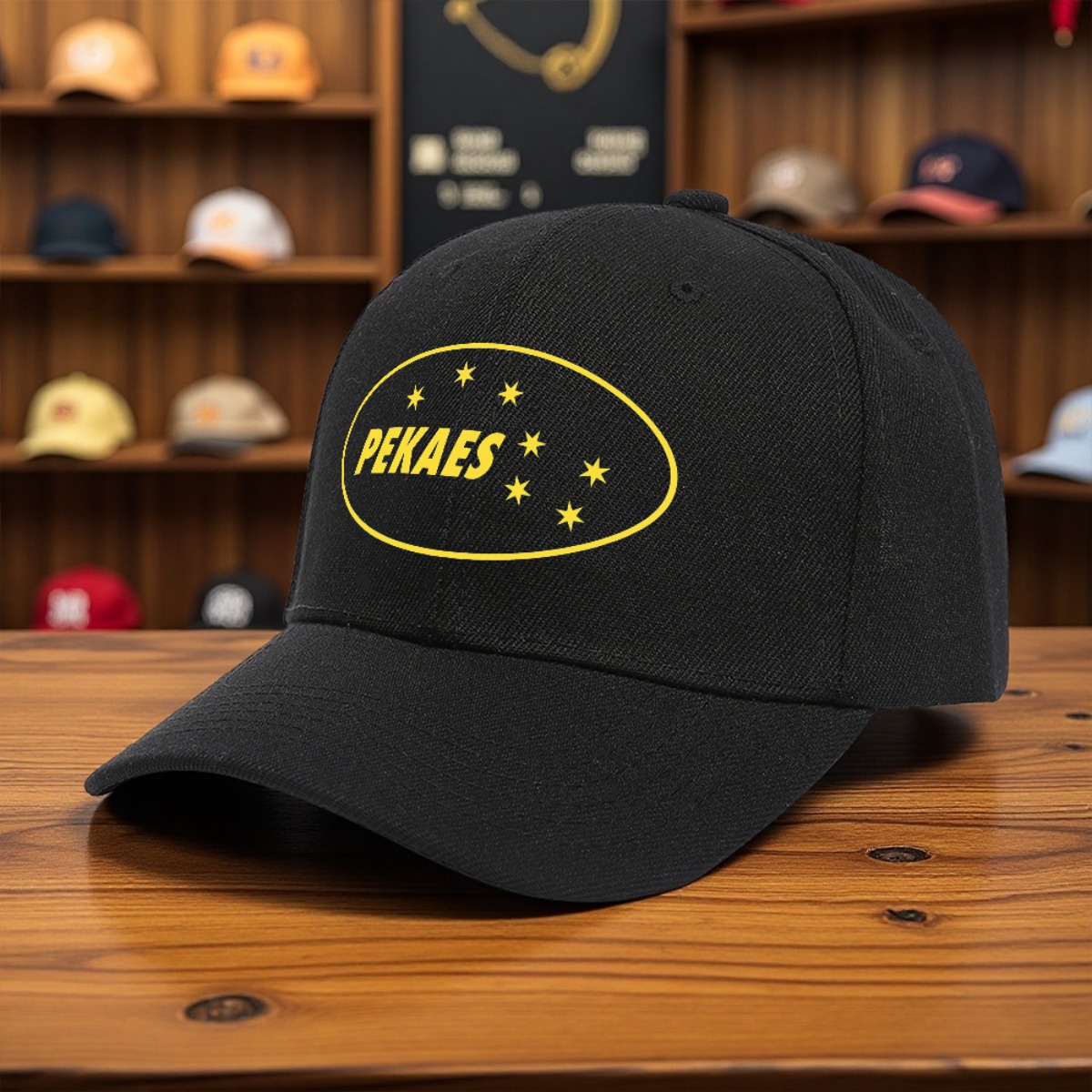 1pc   Retro Fishing Hat - Lightweight     with   Logo,   6- , Snapback Closure, Non-Stretch for   - Ideal for Fishing, Hiking, Everyday & Formal Events -   in Black, Yellow, Gray, Blue, Red, Green, Brown, Beige, Navy, Maroon - Machine Washable, Casual Wear, Hiking Accessory, Unisex Fashion, Breathable Material, Durable Fabric, Fashion Headwear, Casual Wearers