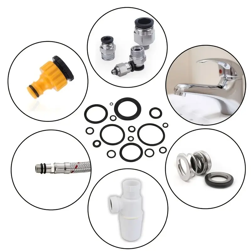 QUARKZMAN O-Ring Set Nitril 56x50x3mm – 10 Stück, Schwarz, Für Wasserhahn, Reparatur & Dichtung, 70A Nitril O-Ring QUARKZMAN O-Ring Set Nitril 56x50x3mm – 10 Stück, Schwarz, Für Wasserhahn, Reparatur & Dichtung, 70A Nitril O-Ring