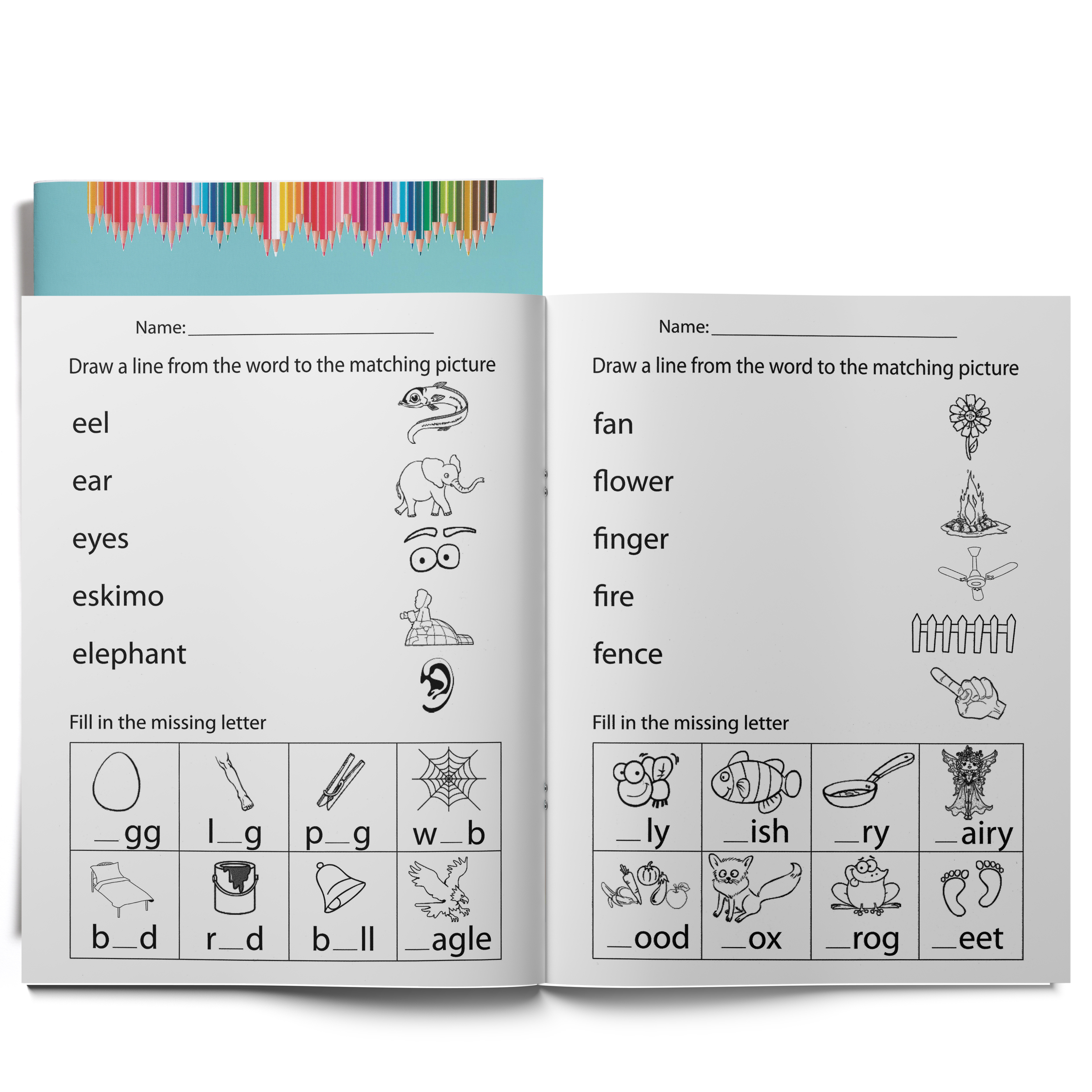 A Fun And Simple Alphabet Workbook for Children Featuring Abcs And Phonics.