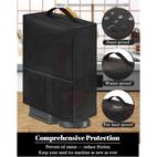 slushie machine cover dustproof waterproof moisture proof nylon fabric dustproof cover with transparent window for fs301c fs301 drink makers black kitchen appliance protection modern kitchen accessory sturdy construction small kitchen owners material party hosts