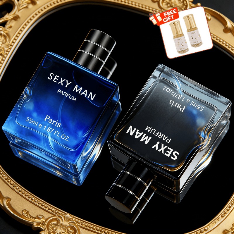 Set Of 2 Refreshing Men's Fragrances, Scent, Ideal For Romantic And Everyday Use