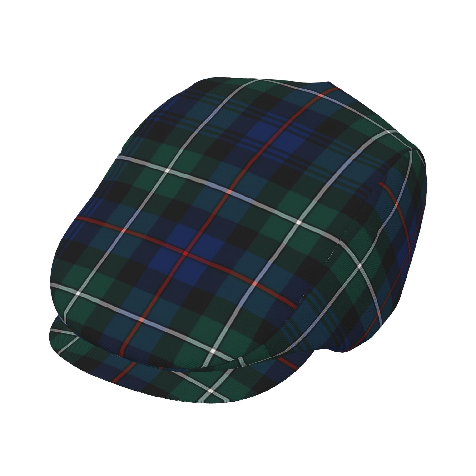 TEMU 1pc Of Clan Tartan Beret Featuring An Print, A Vintage Newsboy Cap Unisex, Essential For Outdoor Leisure And Formal Events, A Flat Cap Perfect