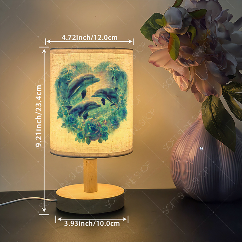 USB-Powered LED Fabric Desk Lamp