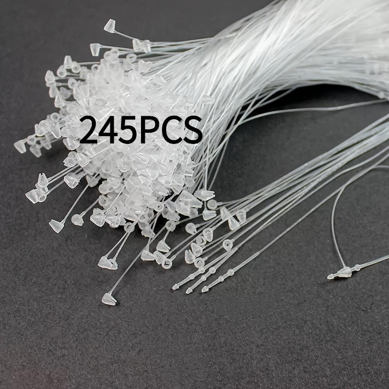 TEMU Etichette per abbigliamento a sgancio in plastica da 85/245/545 pezzi, adatte per negozi al , etichette di prezzo e indicatori di articoli