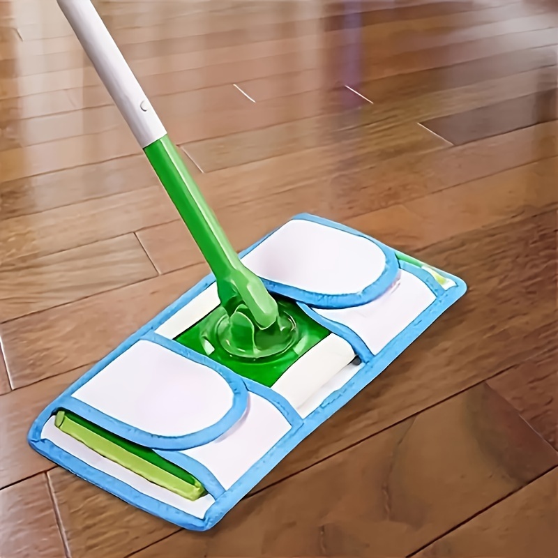 TEMU 1pc Of Microfiber Mop Replacement Pad, Flat Floor Mop Cloth, Washable And Durable Replacement Mop Cloth, High Dirt Absorption Rate, Suitable For